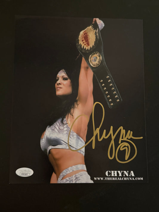 Chyna 8x10 signed photo JSA certified