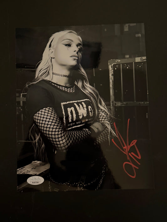 Liv Morgan signed 8x10 signed