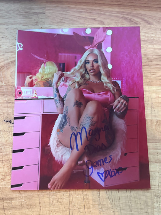 May Valentine Signed 8x10 Photo