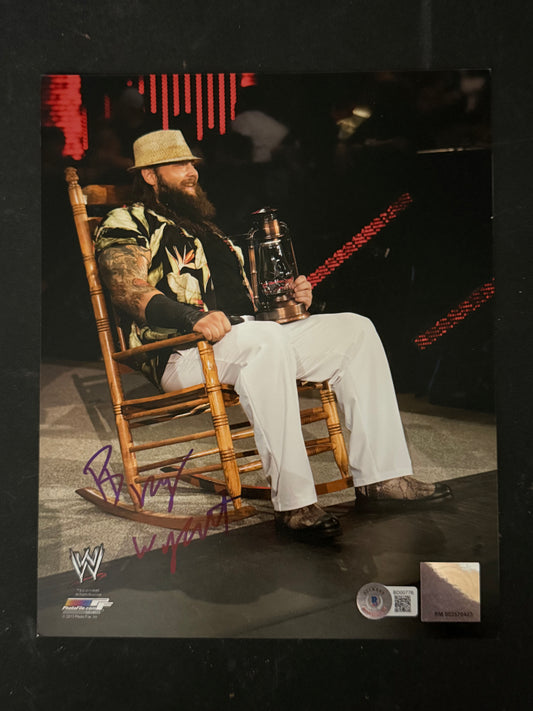 Bray Wyatt 8x10 Signed Official WWE Photofile Beckett Certified