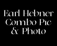 Earl Hebner Photo & Signed Photo Combo