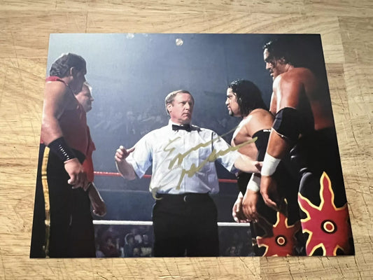 Earl Hebner Signed 8x10 photo