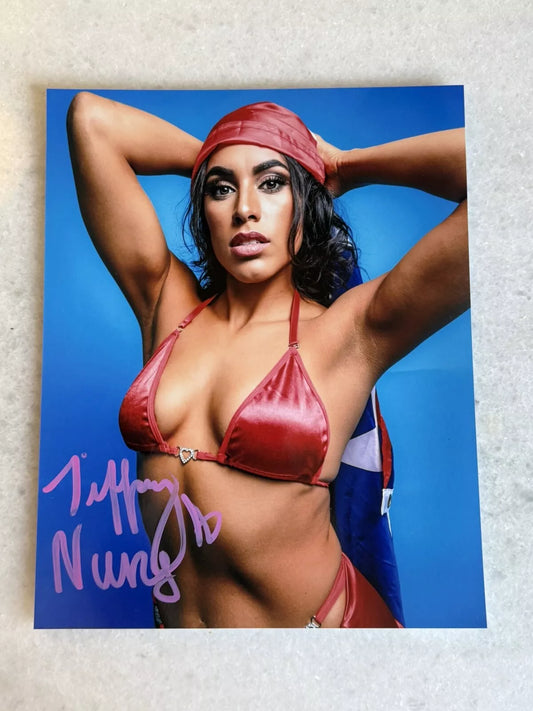 Tiffany Nieves Signed 8x10 Photo NWA AEW