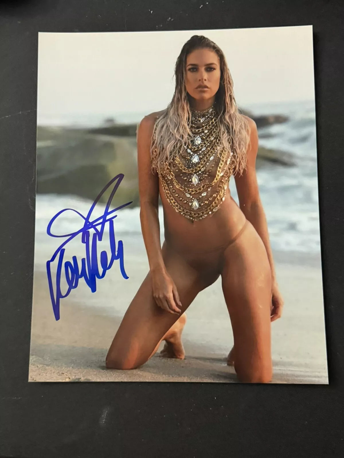 Kelly Kelly Signed 8x10 photo Impact WWE