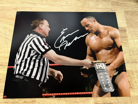 Earl Hebner Signed 8x10 photo