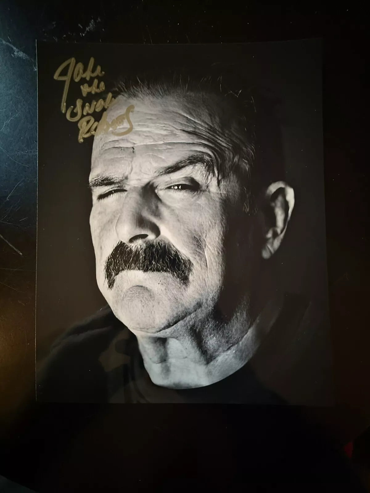 Jake "The Snake" Roberts Signed 8x10 Photo WWF AEW