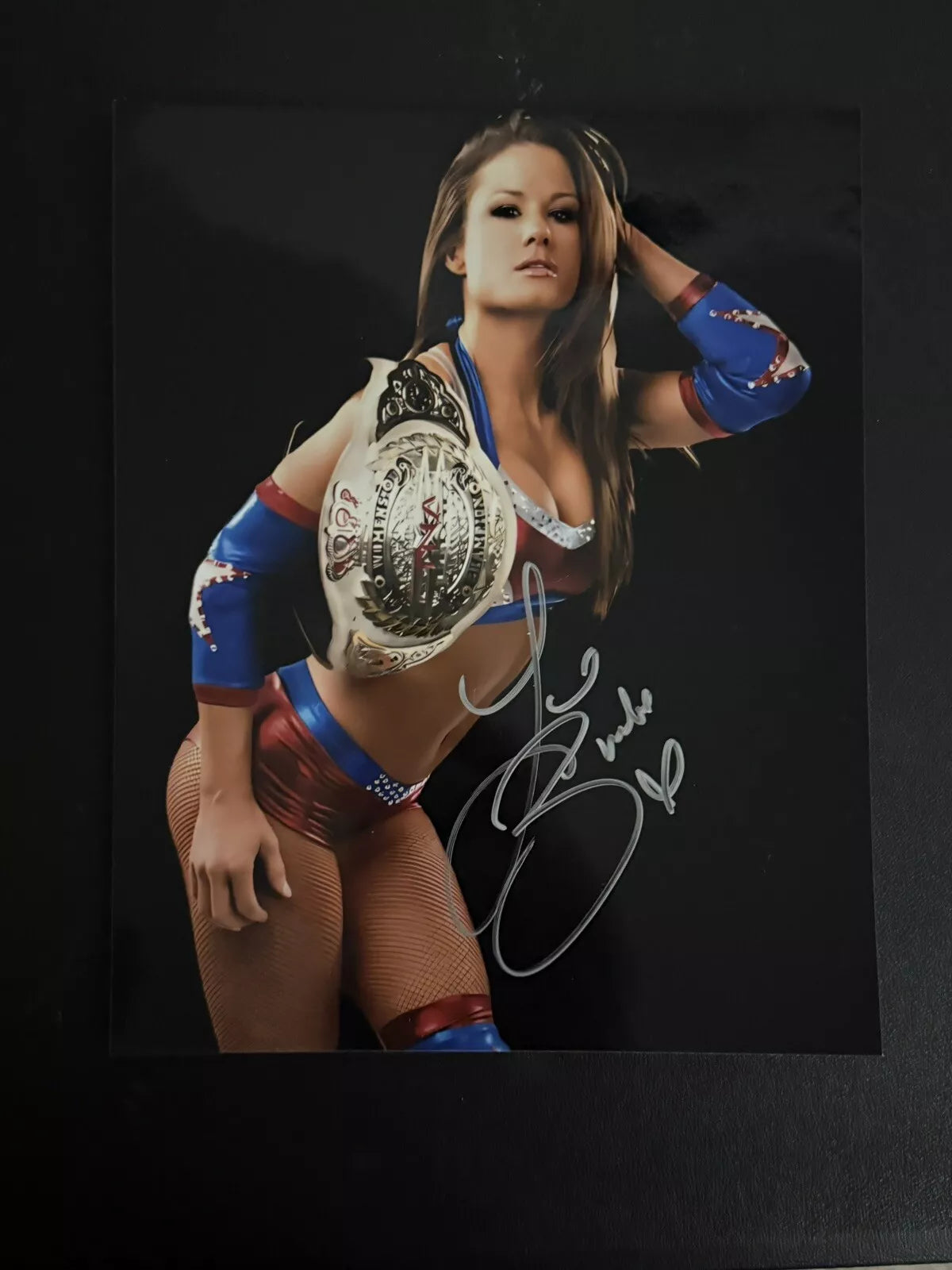 Brooke Adams Tessmacher Signed 8x10 TNA Impact WWE