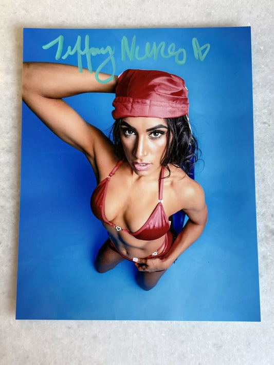 Tiffany Nieves Signed 8x10 Photo NWA AEW