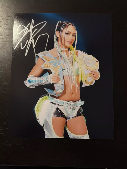 Giulia Signed 8X10 Photo NXT