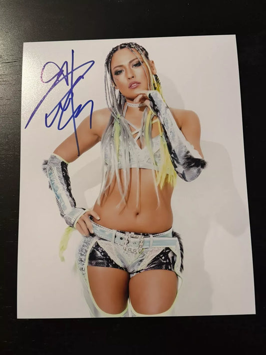 Giulia Signed 8X10 Photo NXT