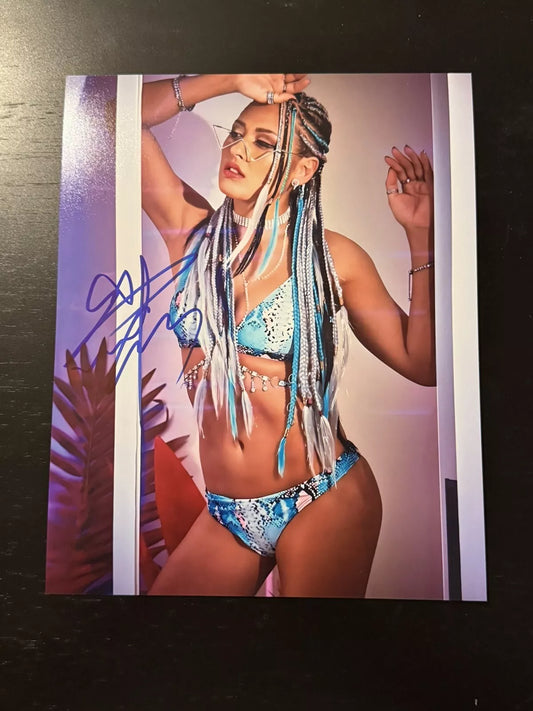 Giulia Signed 8X10 Photo NXT