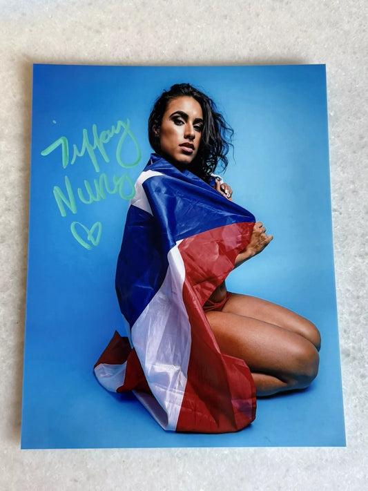 Tiffany Nieves Signed 8x10 Photo NWA AEW