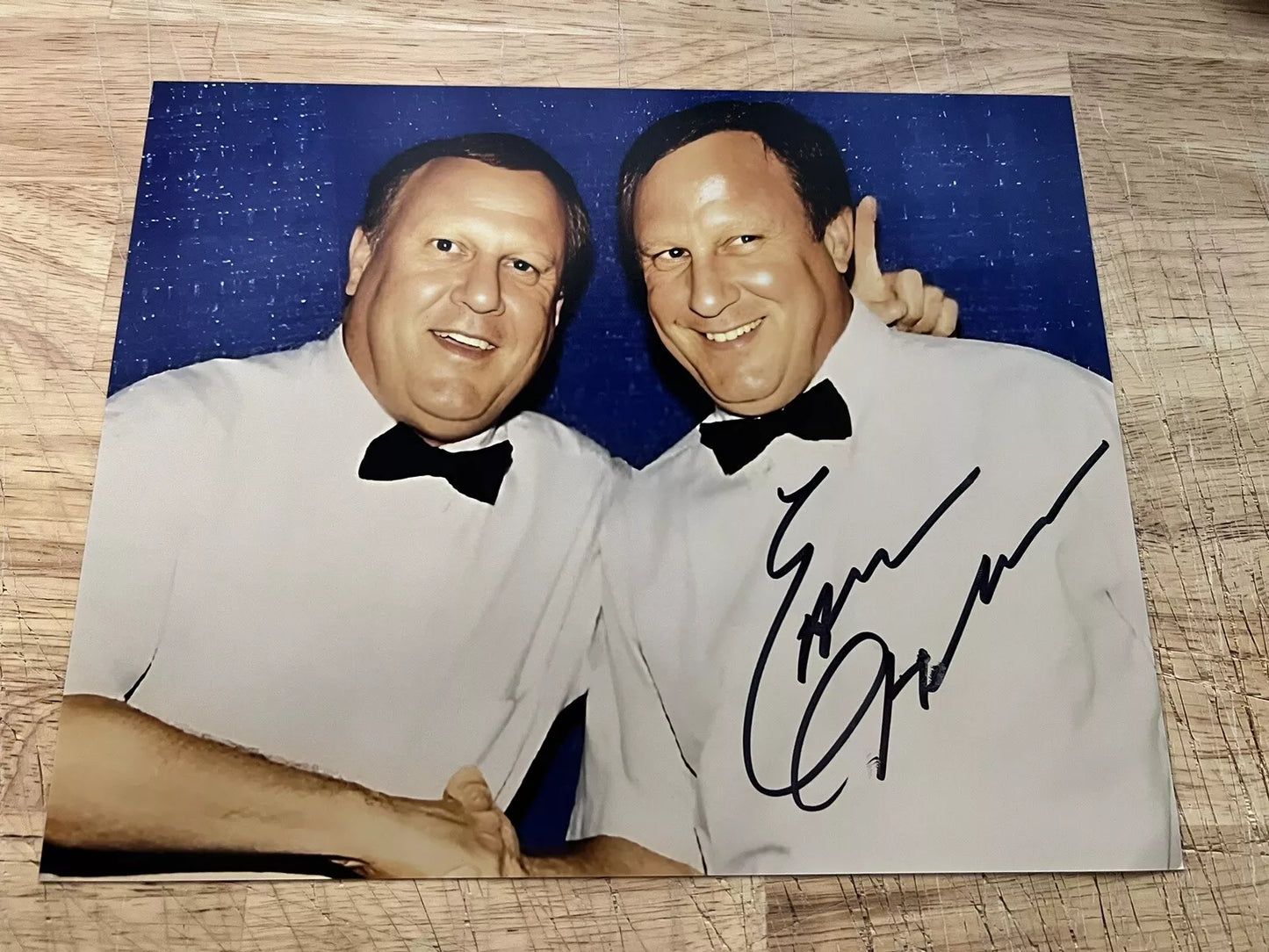 Earl Hebner Signed 8x10 photo