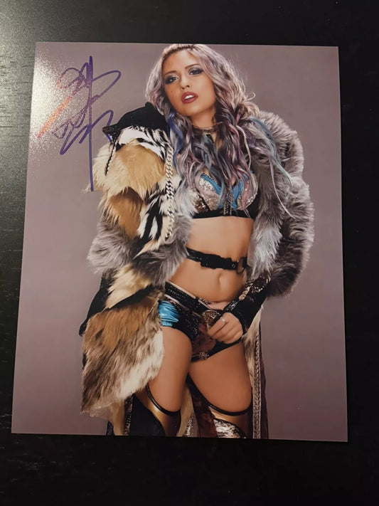 Giulia Signed 8X10 Photo NXT